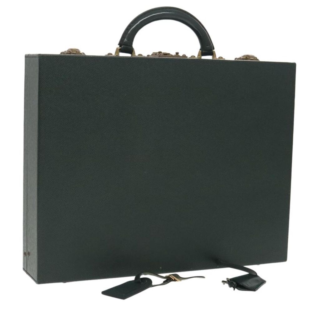 Louis Vuitton Malle Green Leather Travel Bag (Pre-Owned) - Picture 11 of 16
